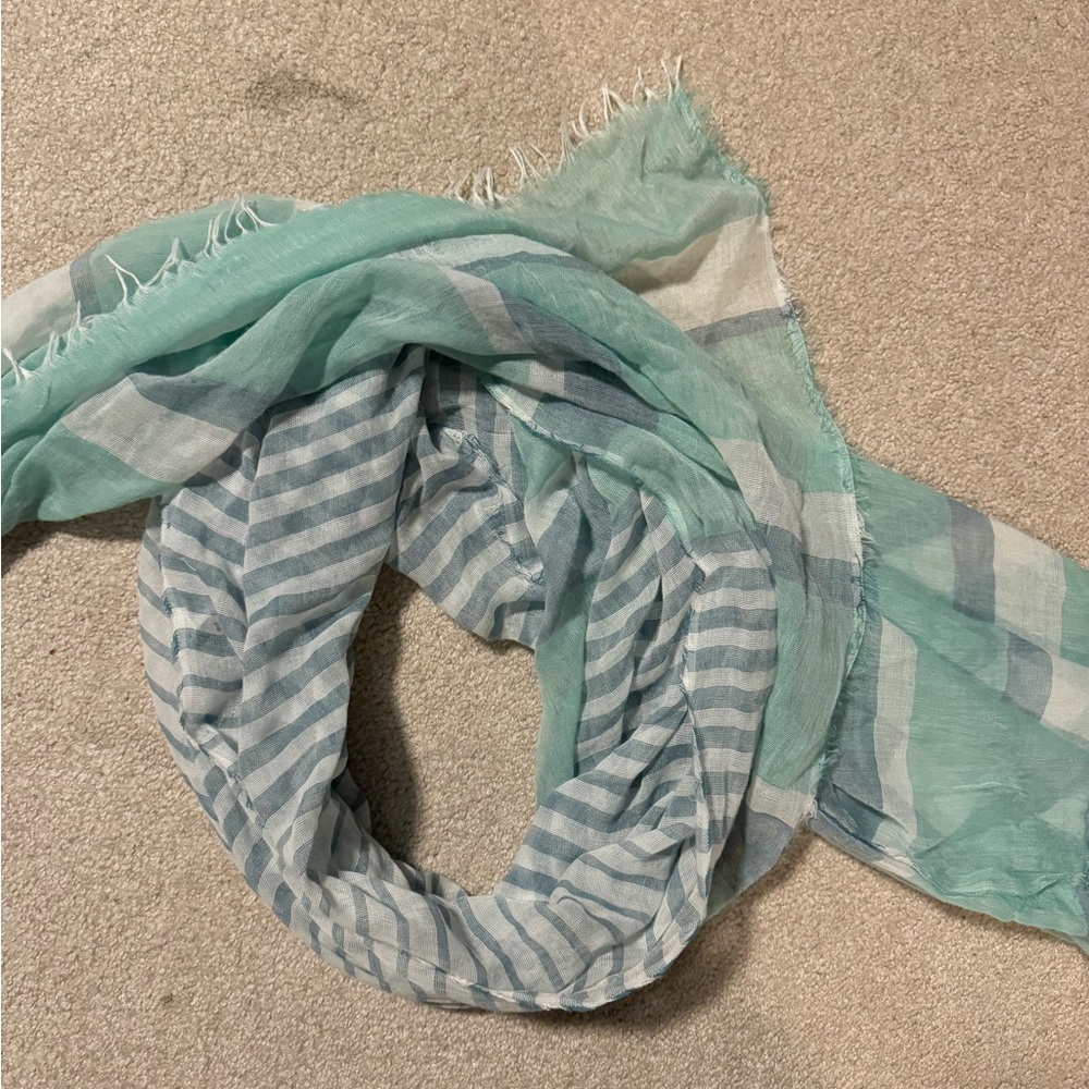 Nautical lightweight scarf